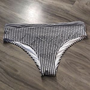 3/$20 Black & White Gingham Hipsters Plus Size